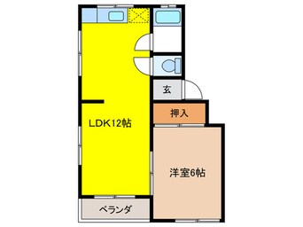 間取図 コ－ポラス鈴木