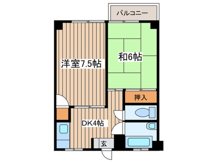 間取図 宝第一スカイハイツ（305）