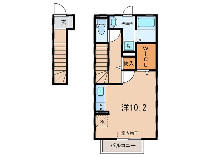 間取り図 ヴィラ小山A