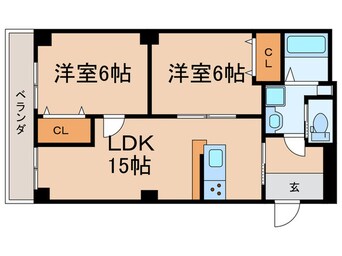 間取図 ハイツサンライズ(506)