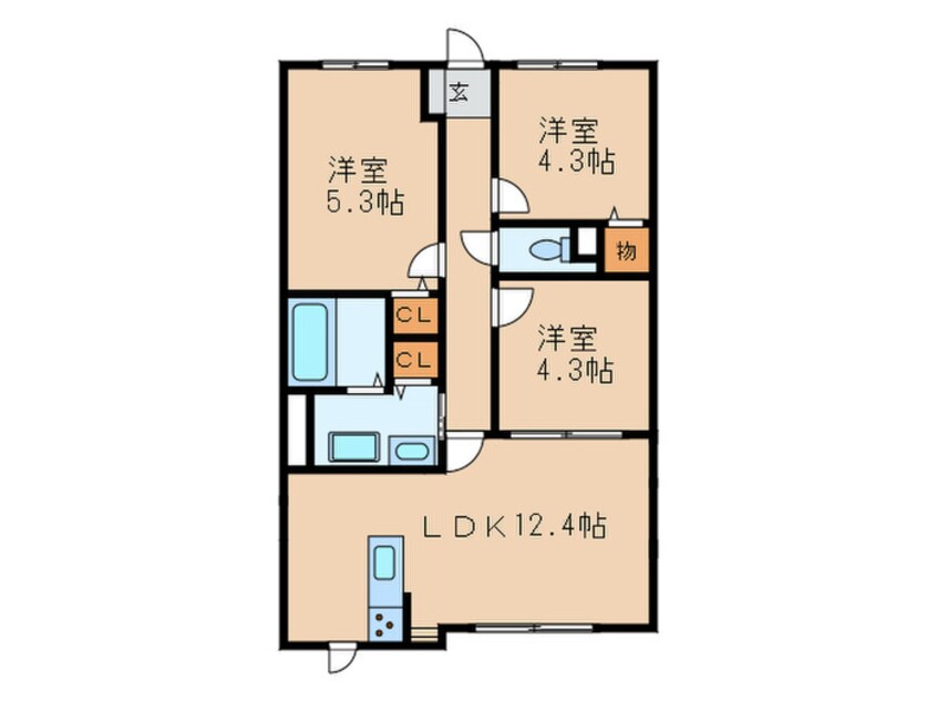 間取図 すまいる共和西