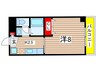 ホーメスト北原ＴＭ 1Kの間取り