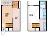 ルーナ・アンジュ 1Rの間取り