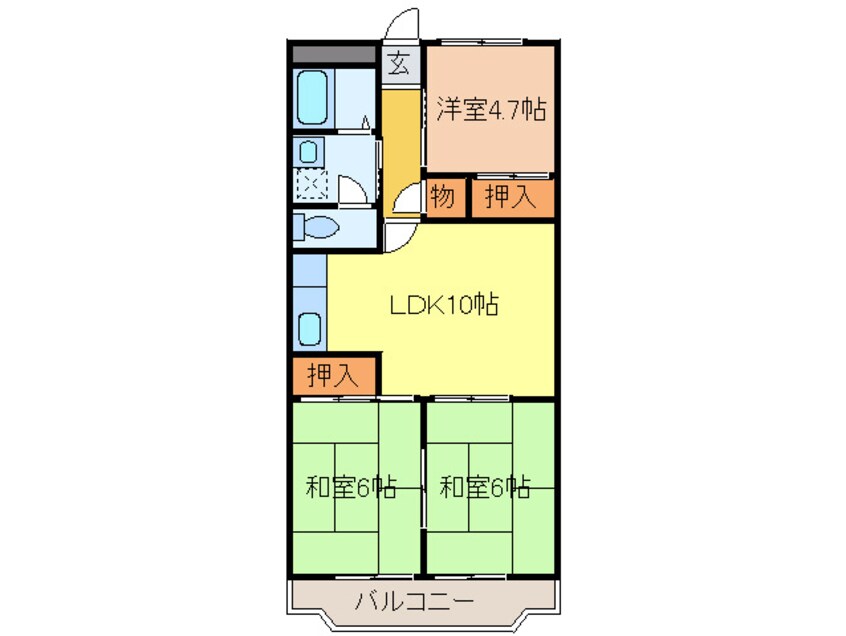 間取図 メゾン山木