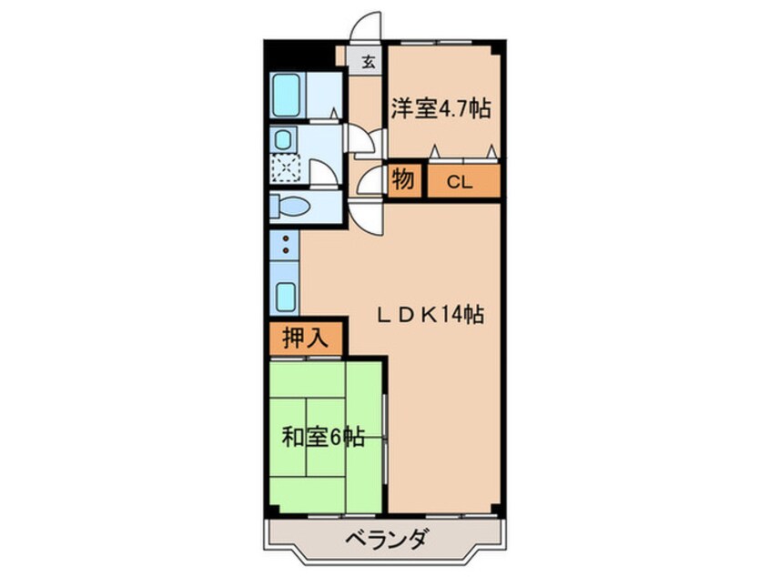 間取図 メゾン山木