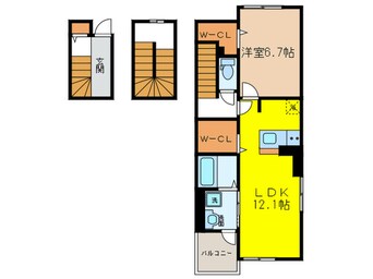 間取図 カーサ・ソラーレ
