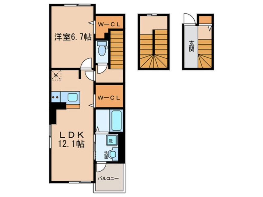 間取図 カーサ・ソラーレ