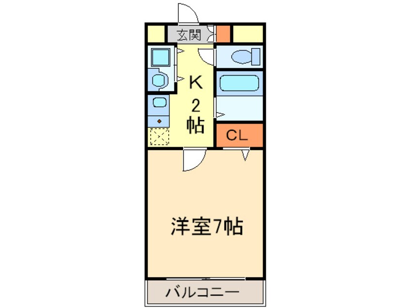 間取図 エスポワールＫ