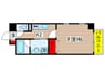 レジディア東桜 1Kの間取り