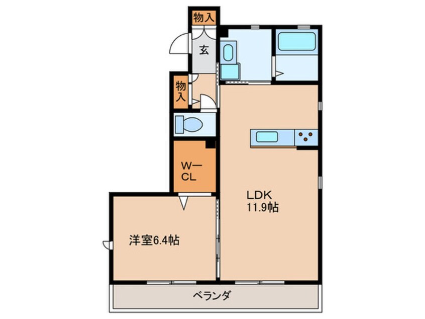 間取図 グランドゥール・ＮＳ　北棟