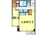 ミュプレ矢場町 1LDKの間取り