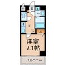 Ｚ・Ｒ名駅 1Kの間取り