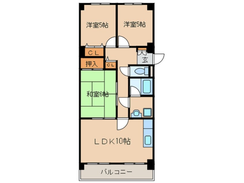 間取図 エスポワール五反田