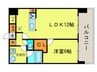 ＹＳ上前津 1LDKの間取り