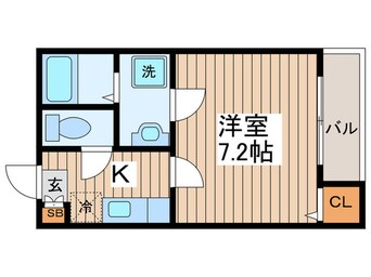 間取図 クレフラスト堀田南