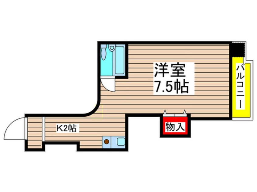 間取図 コ－ポ伊勢山