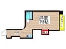 コ－ポ伊勢山 1Kの間取り