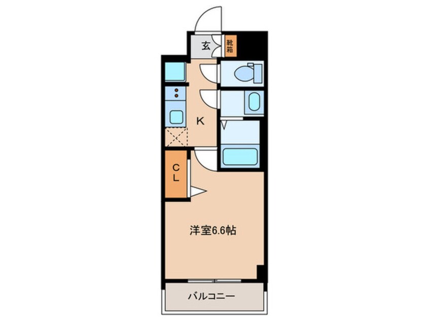 間取図 ｴｽﾃﾑｺｰﾄ名古屋ｸﾞﾛｰｽ（906）