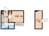 コンフォート幡野 1Kの間取り