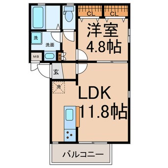 間取図 グランレーヴ浄心