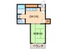 丸井ビル 1DKの間取り