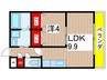 アンフィニ松ヶ根 1LDKの間取り