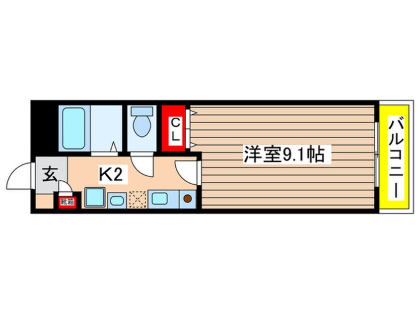 間取図 ミュ－トスＫＨ