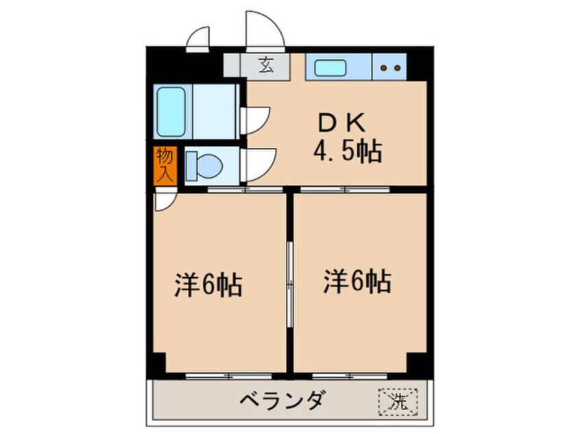 間取図 中村マンション