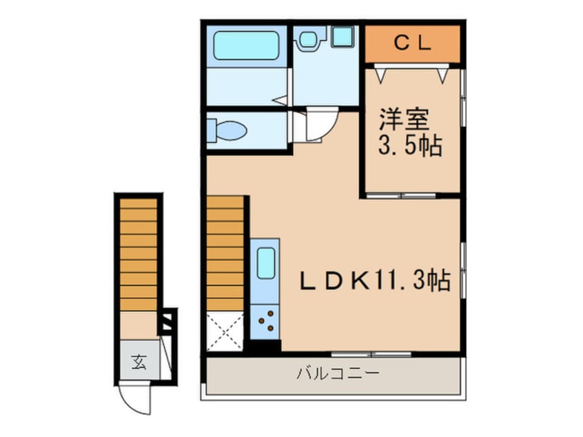 間取図 フォンテーヌ