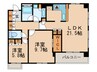 レザンド－ル東山元町 2LDKの間取り