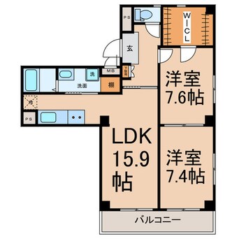 間取図 マンション新瑞
