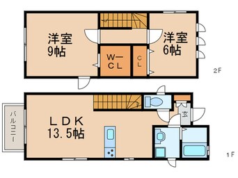 間取図 プライムアセット　C棟