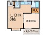 グレイス池園 1LDKの間取り