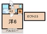 エクセル八田 1Kの間取り