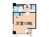 サンシャイン黒川北 1Rの間取り