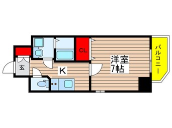 間取図 ｴｽﾃﾑｺｰﾄ名古屋新栄Ⅲｸﾞﾛｰﾘｨ