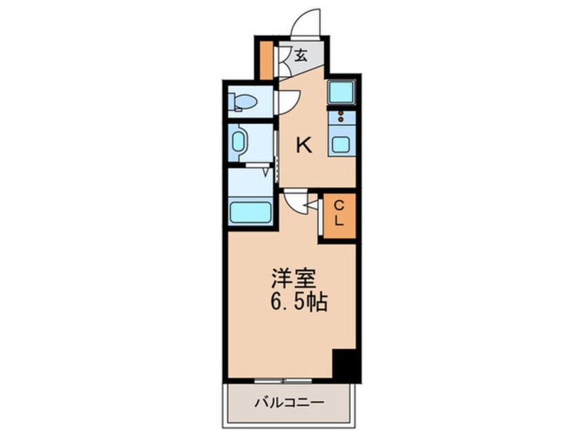 間取図 ｴｽﾃﾑｺｰﾄ名古屋新栄Ⅲｸﾞﾛｰﾘｨ