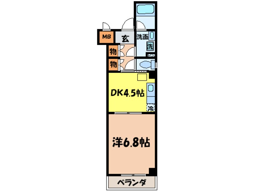 間取図 クリーンメゾンアラタマ