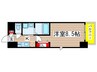エントピア桜山 1Kの間取り