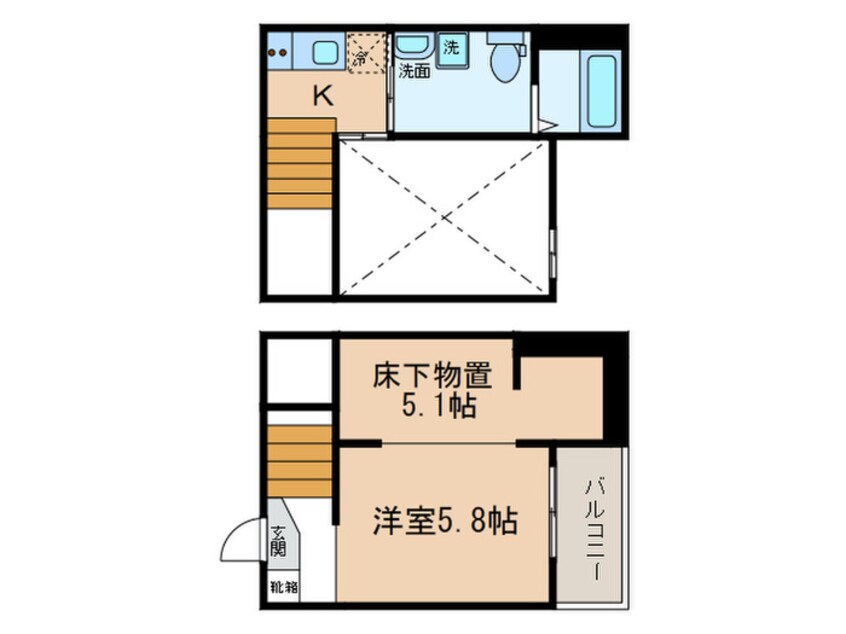 間取図 プレミア中島