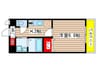 meLiV桜山 1Kの間取り
