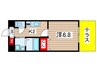 meLiV桜山 1Kの間取り