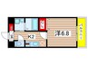 meLiV桜山 1Kの間取り