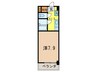 第７フクマルビル 1Kの間取り