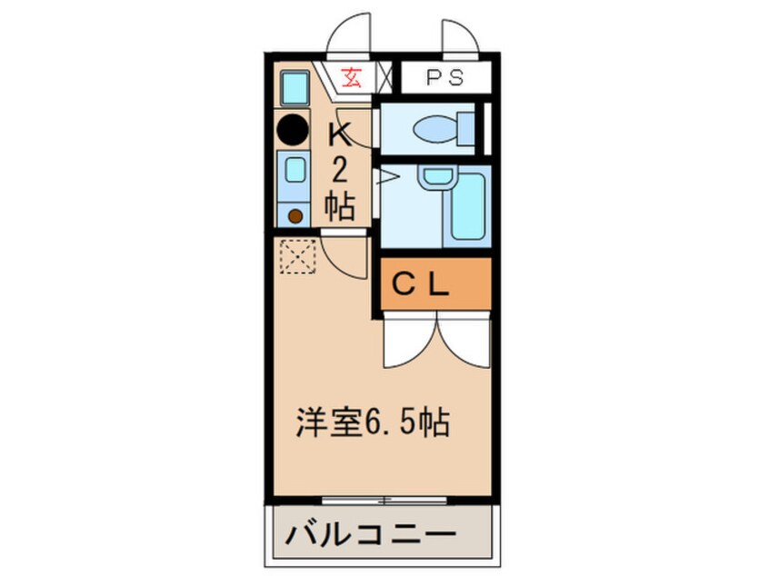 間取図 エクセレンス鳩岡