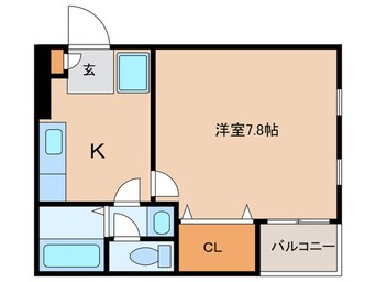 間取図 A-legato鳥居西通