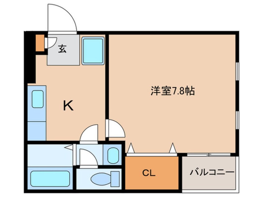 間取図 A-legato鳥居西通