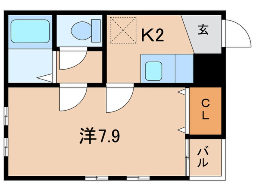 間取図 A-legato鳥居西通