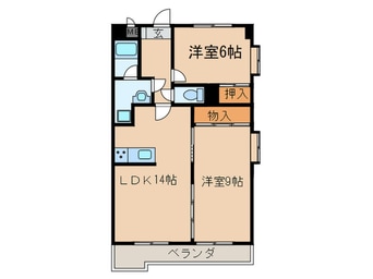 間取図 メゾン萩野