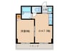 アパートメント今池 1DKの間取り